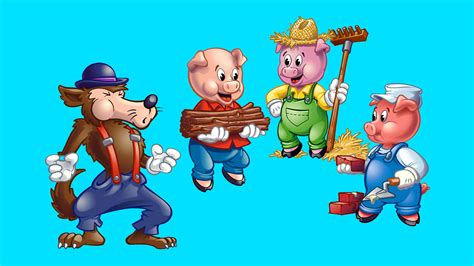 A classic children's story of three pigs who build different houses to protect themselves from a wolf. Learn the moral of the story, the sources, and the adaptations from this web page that features the story in a readable format. 